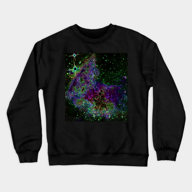 Black Panther Art - Glowing Edges 396 Crewneck Sweatshirt by The Black Panther